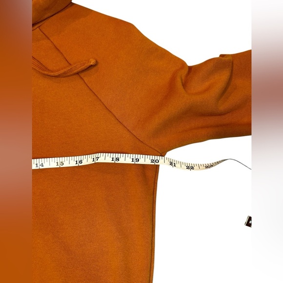 Vans Flying V Boxy Crop Hoodie Orange Size XS - Picture 8 of 10